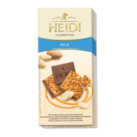 Шоколад Heidi молочний із карамелізованим шаром мигдалю 100 г/15