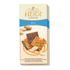 Шоколад Heidi молочний із карамелізованим шаром мигдалю 100 г/15