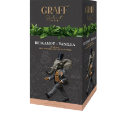 Чай чорний Graff Бергамот та ваніль 20 пак 30 г/12