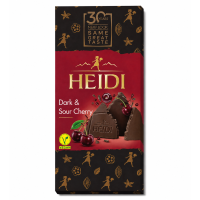 Шоколад Heidi чорний з вишнею 80 г