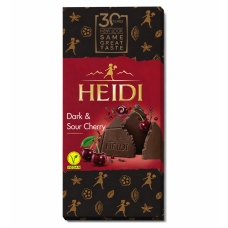 Шоколад Heidi чорний з вишнею 80 г