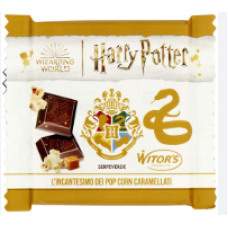 Шоколад Witor's молочний HarryPotter з попкорном 50 г/20