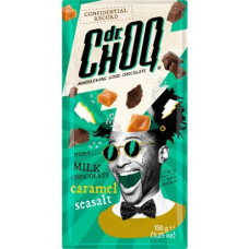 Шоколад Dr Choq молочний Карамель та морська сіль 150 г/12