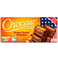 Шоколад Choceur Peanut Butter молочний з арахісовою начинкою 200 г