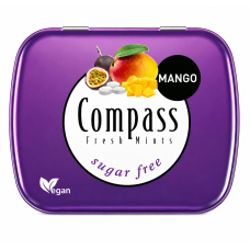 Льодяники Compas Mango Passion без цукру 14 г