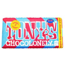 Шоколад Tony's молочний зі шматочками печива та  шоколаду 180 г/15