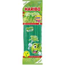 Цукерки жувальні Haribo Spaghetti Apple Sour Кисле яблуко 200 г