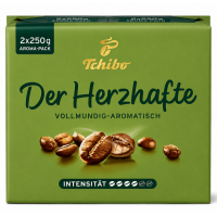 Кофе молотый Tchibo Der Herzhafte 2x250 г