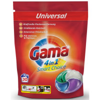 Капсули для прання Gama 4 в1 Universal 30 шт/6