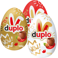 Яйце шоколадне Ferrero Duplo Пасхальне 100 г/12