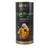 Чай чорний Graff Gold Puer з мандарином Тубус 80 г