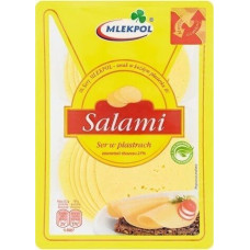 Сир твердий Mlekpol Salami слайси 150 г/12