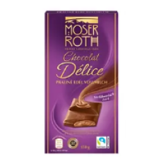 Шоколад Moser Roth молочний Delice Edel Vollmilch 150 г/45