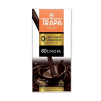Шоколад чорний Trapa без цукру 80% 80 г/15