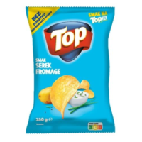 Чіпси Top зі смаком сметани із зеленню170 г