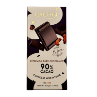 Шоколад Cachet черный 90% cacao 100 г/12