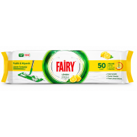 Салфетки влажные Fairy Лимон напольный 50 шт