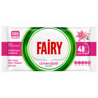 Серветки вологі Fairy Лілія для прибирання 100 шт