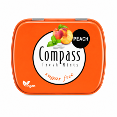 Льодяники Compas Peach без цукру 14 г