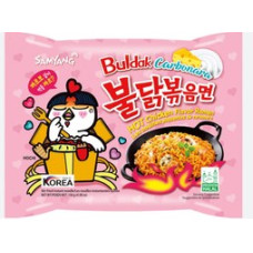 Лапша Samyang Buldak со вкусом курицы в соусе карбонара 140 г/40