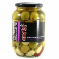 Оливки Corbi зелені без кісточки 700 г/8