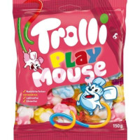Цукерки жувальні Trolli Playmouse 150 г/20