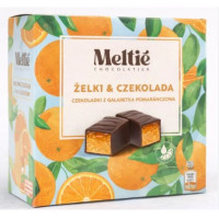Цукерки Meltie шоколадні Галаретка апельсин 360 г