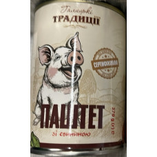 Паштет Галицькі Традиції свинний 370 г/10