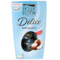 Цукерки Moser Roth Delice Кокосове праліне в молочному  шоколаді 200 г
