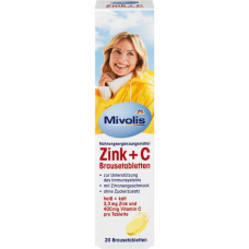 Біологічно активна добавка Mivolis Zink + C 20 шт
