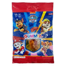 Цукерки жувальні Paw Patrol Gummiz Ведмедики зі смаком фруктів 70 г/12