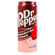 Напій газований Dr. Pepper полуниця із вершками 330 мл