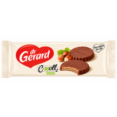 Вафли Dr. Gerard C-moll Hazelnut в молочном шоколаде с орехом 100 г