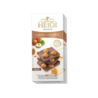 Шоколад Heidi молочный с целым карамелизированным фундуком 100 г/15