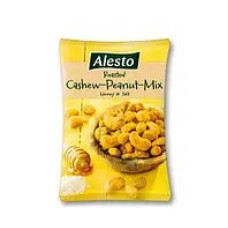 Суміш горіхів Alesto Кешью та арахіс з медом і сіллю 200 г/30