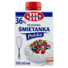Вершки Mlekovita десертні 36% 500 г/6