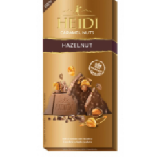 Шоколад Heidi молочний карамель та фундук 80 г/20