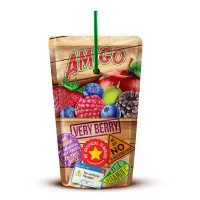 Напій соковмісний Amigo Ягоди 200 мл/30