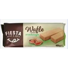 Вафлі Fiesta горіх 400 г/12