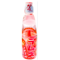 Напій газований Hatakosen Ramune Strawberry полуниця 200 мл/30