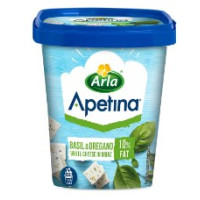 Сир м'який Arla Apetina Фета з базиліком та арегано 410 г/6