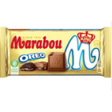 Шоколад Marabou молочний з печивом Oreo 220 г/15