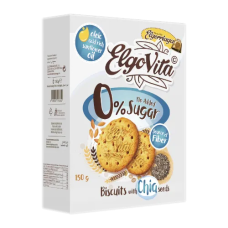 Печиво Elgo Vita без цукру з насінням чіа 150 г/12