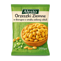 Орехи арахис Alesto в кляре со вкусом зеленого лука 200 г/24