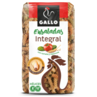 Макарони Gallo Спіральки цільнозернові з томатами і шпинатом 450 г/12