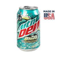 Напій газований Mountain Dew Baja Blast з тропічним лаймом з/б 355 мл/12