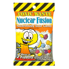 Цукерки жувальні Toxic Waste Nuclear Fusion 5 смаків пакет 57 г