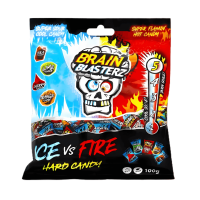 Льодяники Brain Blasterz Ice vs Fire Рівень кислоти 5, 100 г