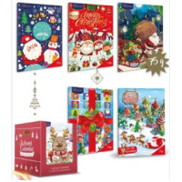 Шоколадний Адвент календар Baron Новоріний 75 г/30