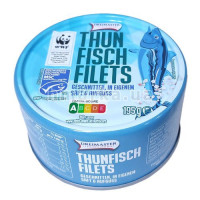 Філе Dreimaster тунця у власному соку 195 г/48